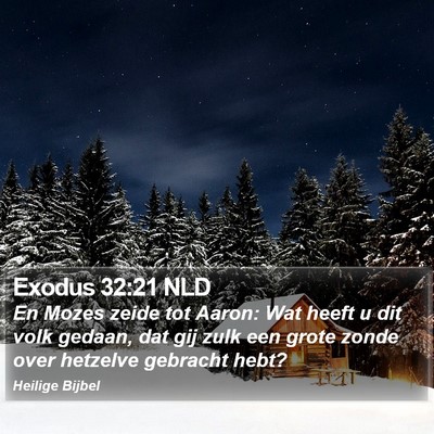 Exodus 32:21 NLD Bible Verse Image