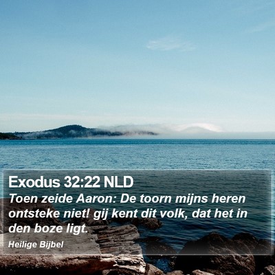 Exodus 32:22 NLD Bible Verse Image
