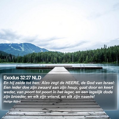 Exodus 32:27 NLD Bible Verse Image