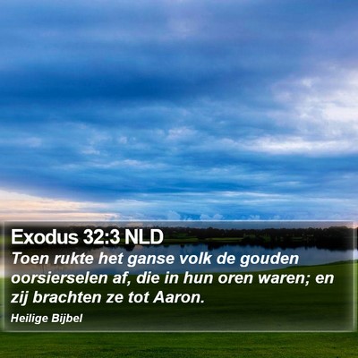 Exodus 32:3 NLD Bible Verse Image