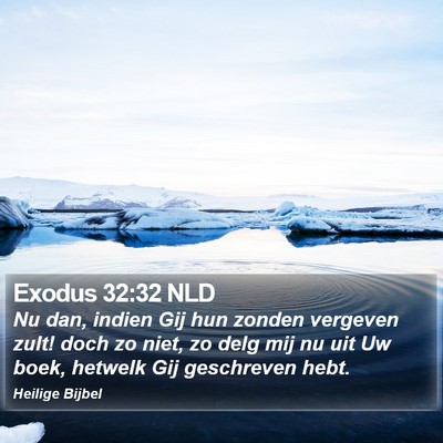 Exodus 32:32 NLD Bible Verse Image