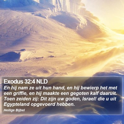 Exodus 32:4 NLD Bible Verse Image