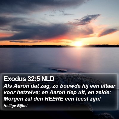 Exodus 32:5 NLD Bible Verse Image