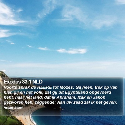 Exodus 33:1 NLD Bible Verse Image