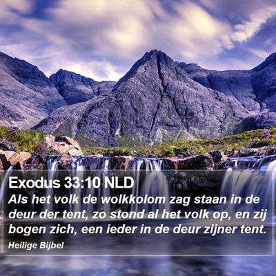 Exodus 33:10 NLD Bible Verse Image