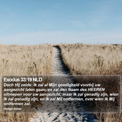 Exodus 33:19 NLD Bible Verse Image