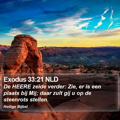 Exodus 33:21 NLD Bible Verse Image