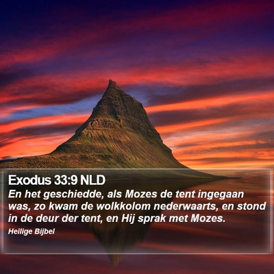 Exodus 33:9 NLD Bible Verse Image