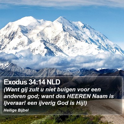 Exodus 34:14 NLD Bible Verse Image