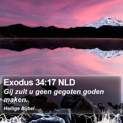 Exodus 34:17 NLD Bible Verse Image