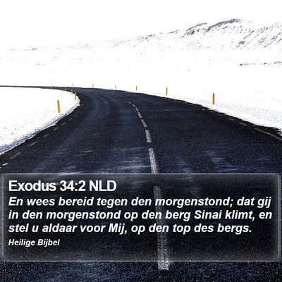 Exodus 34:2 NLD Bible Verse Image