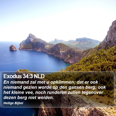 Exodus 34:3 NLD Bible Verse Image