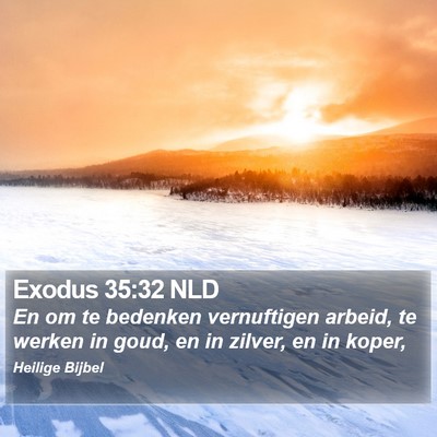 Exodus 35:32 NLD Bible Verse Image