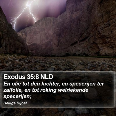 Exodus 35:8 NLD Bible Verse Image