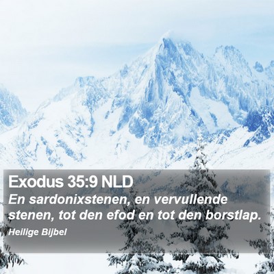 Exodus 35:9 NLD Bible Verse Image
