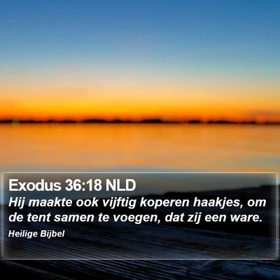 Exodus 36:18 NLD Bible Verse Image