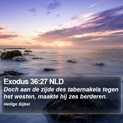 Exodus 36:27 NLD Bible Verse Image