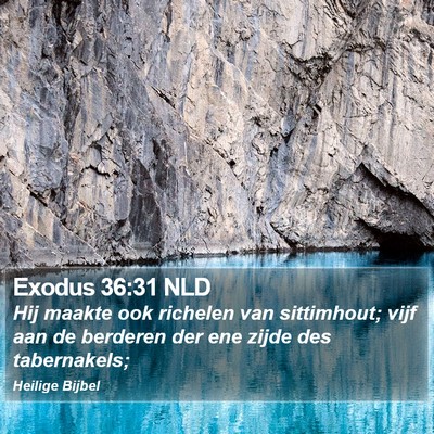 Exodus 36:31 NLD Bible Verse Image