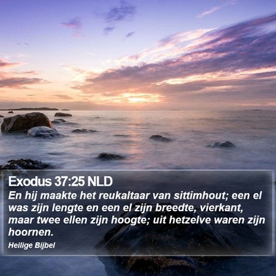 Exodus 37:25 NLD Bible Verse Image