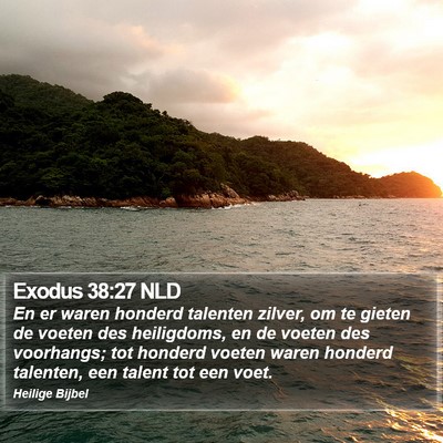 Exodus 38:27 NLD Bible Verse Image