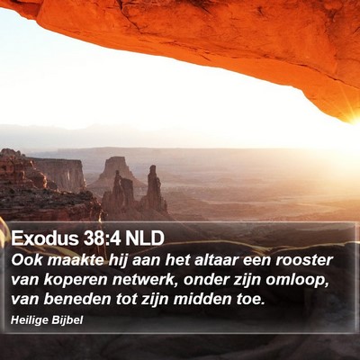 Exodus 38:4 NLD Bible Verse Image