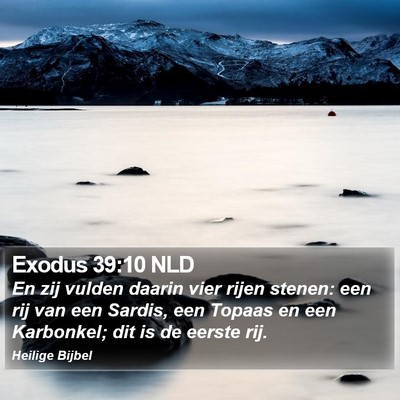 Exodus 39:10 NLD Bible Verse Image