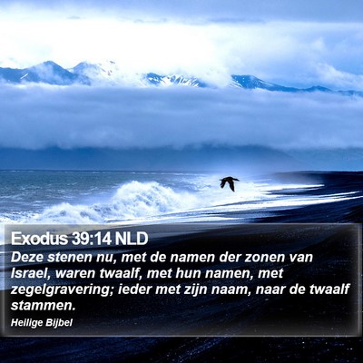 Exodus 39:14 NLD Bible Verse Image
