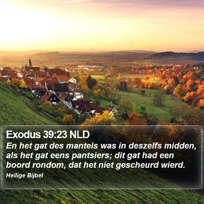 Exodus 39:23 NLD Bible Verse Image