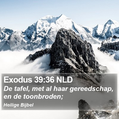 Exodus 39:36 NLD Bible Verse Image