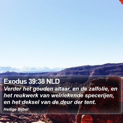 Exodus 39:38 NLD Bible Verse Image