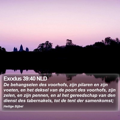 Exodus 39:40 NLD Bible Verse Image