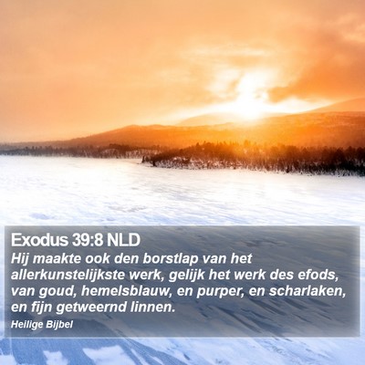 Exodus 39:8 NLD Bible Verse Image