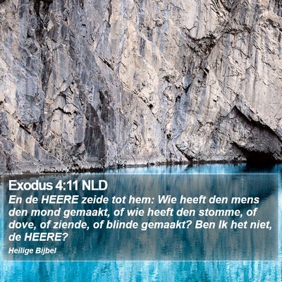 Exodus 4:11 NLD Bible Verse Image