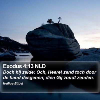 Exodus 4:13 NLD Bible Verse Image