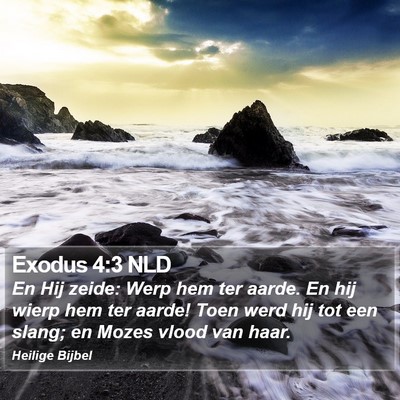 Exodus 4:3 NLD Bible Verse Image
