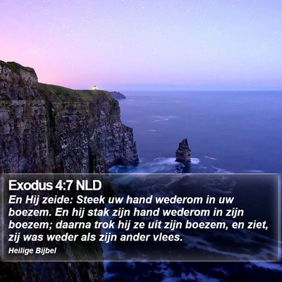Exodus 4:7 NLD Bible Verse Image