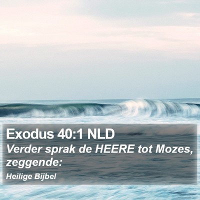Exodus 40:1 NLD Bible Verse Image
