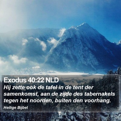 Exodus 40:22 NLD Bible Verse Image