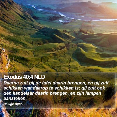 Exodus 40:4 NLD Bible Verse Image