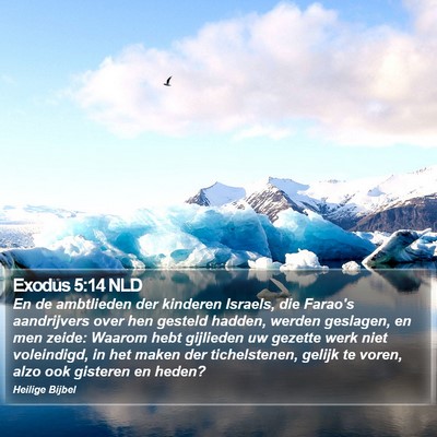 Exodus 5:14 NLD Bible Verse Image