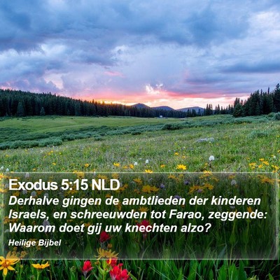 Exodus 5:15 NLD Bible Verse Image