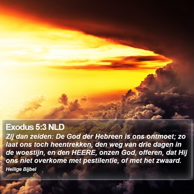 Exodus 5:3 NLD Bible Verse Image