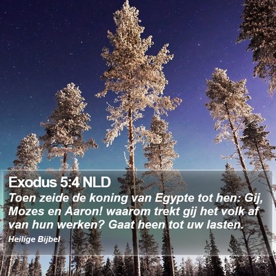 Exodus 5:4 NLD Bible Verse Image