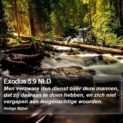 Exodus 5:9 NLD Bible Verse Image