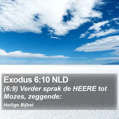 Exodus 6:10 NLD Bible Verse Image