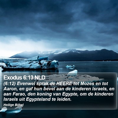 Exodus 6:13 NLD Bible Verse Image