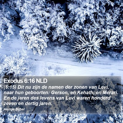 Exodus 6:16 NLD Bible Verse Image