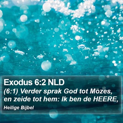 Exodus 6:2 NLD Bible Verse Image