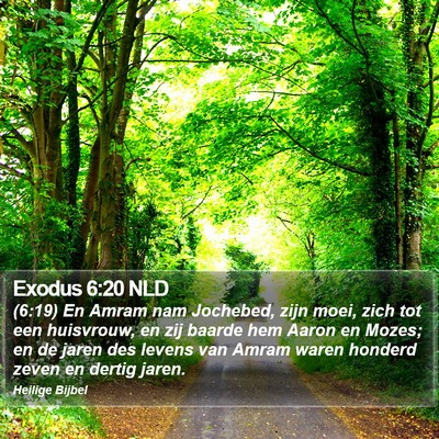 Exodus 6:20 NLD Bible Verse Image