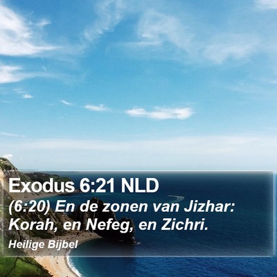 Exodus 6:21 NLD Bible Verse Image